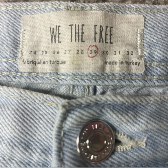 We The Free | Maggie Mid-Rise Straight Leg Jeans, Size 29 - Picture 7 of 10